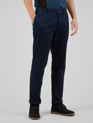 Ben Sherman Signature Slim Stretch Chino Pants Navy | LDIQXA-298