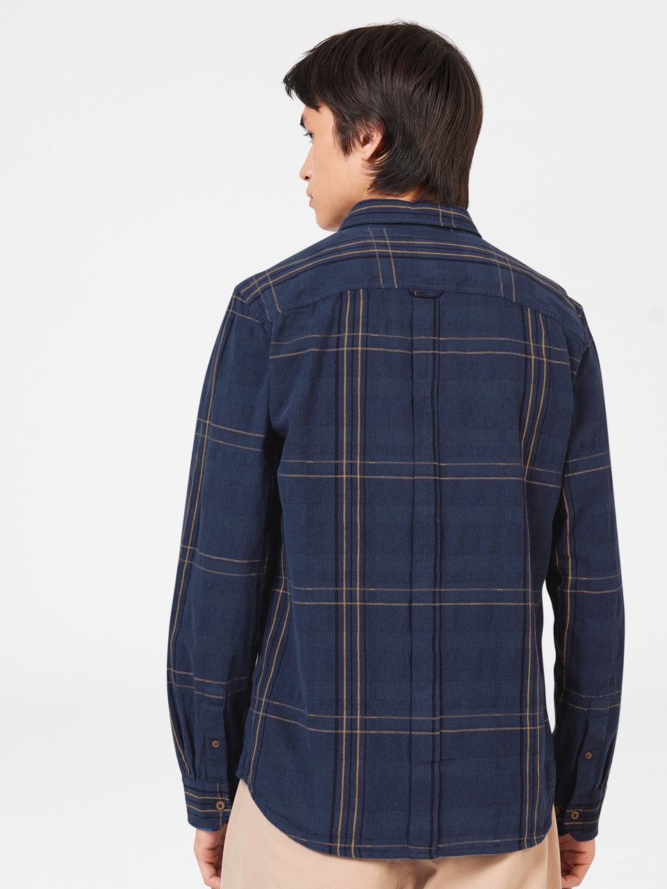 Ben Sherman B by Ben Sherman Indigo Check Shirts Indigo | OTWVKP-214