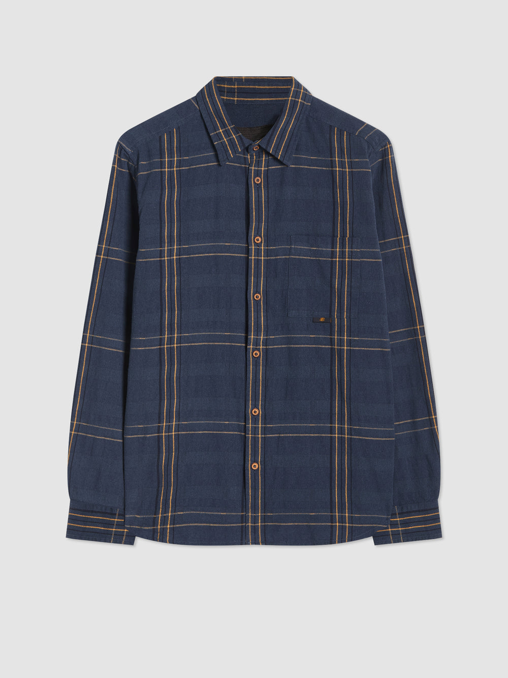 Ben Sherman B by Ben Sherman Indigo Check Shirts Indigo | BKISEX-570