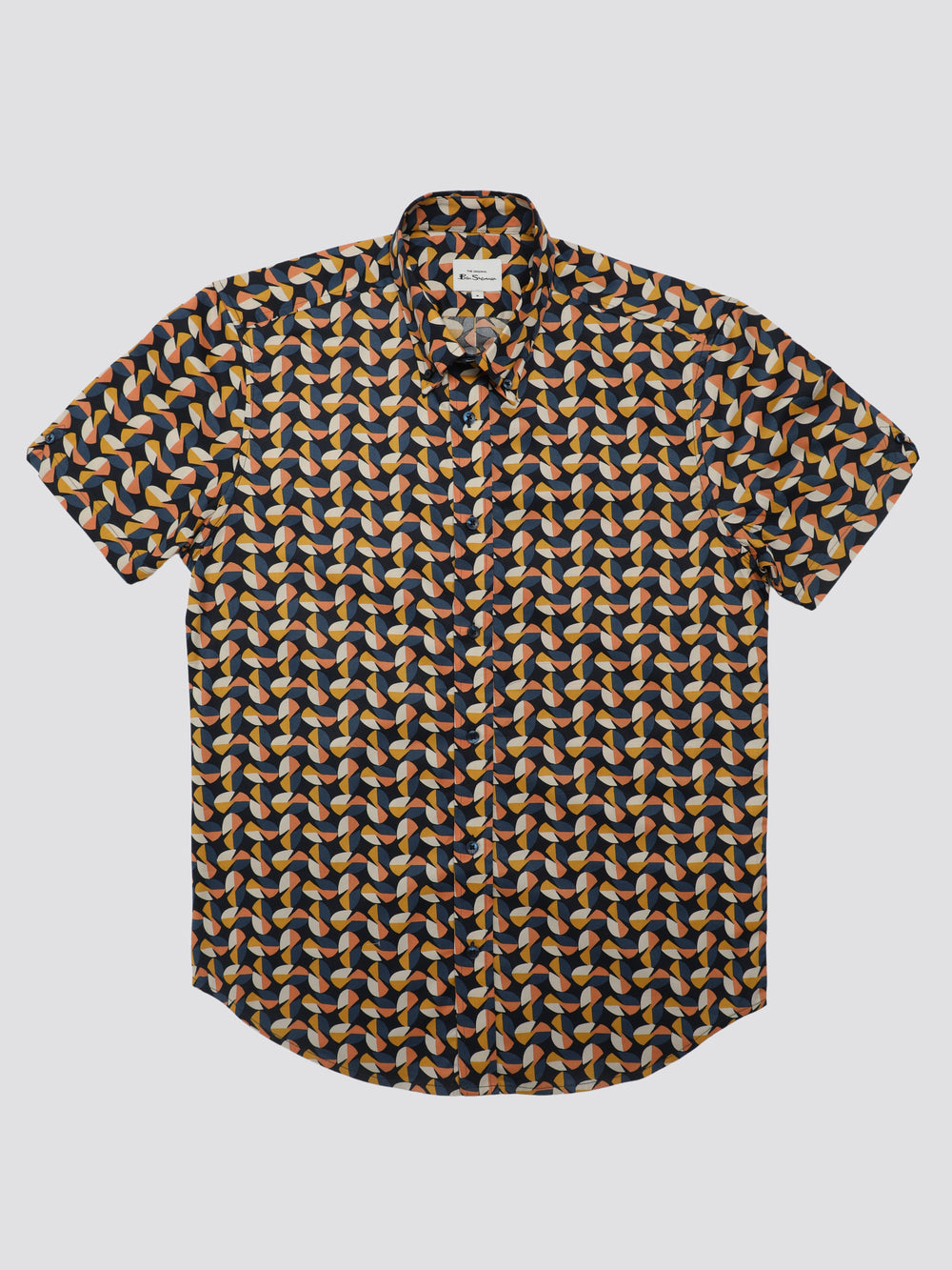 Ben Sherman Bahaus Geo Shirts Yellow | TJULSV-057