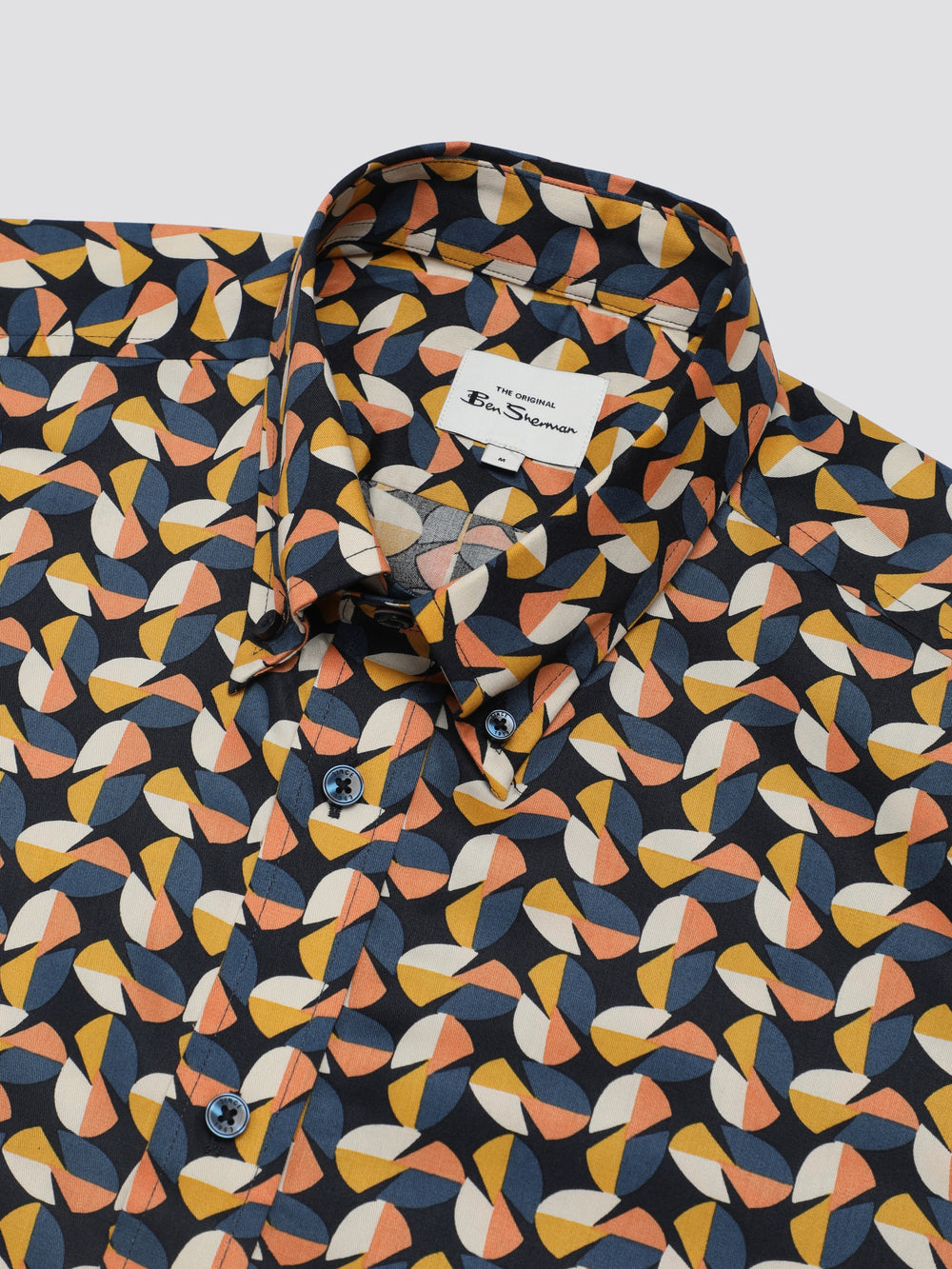 Ben Sherman Bahaus Geo Shirts Yellow | TJULSV-057