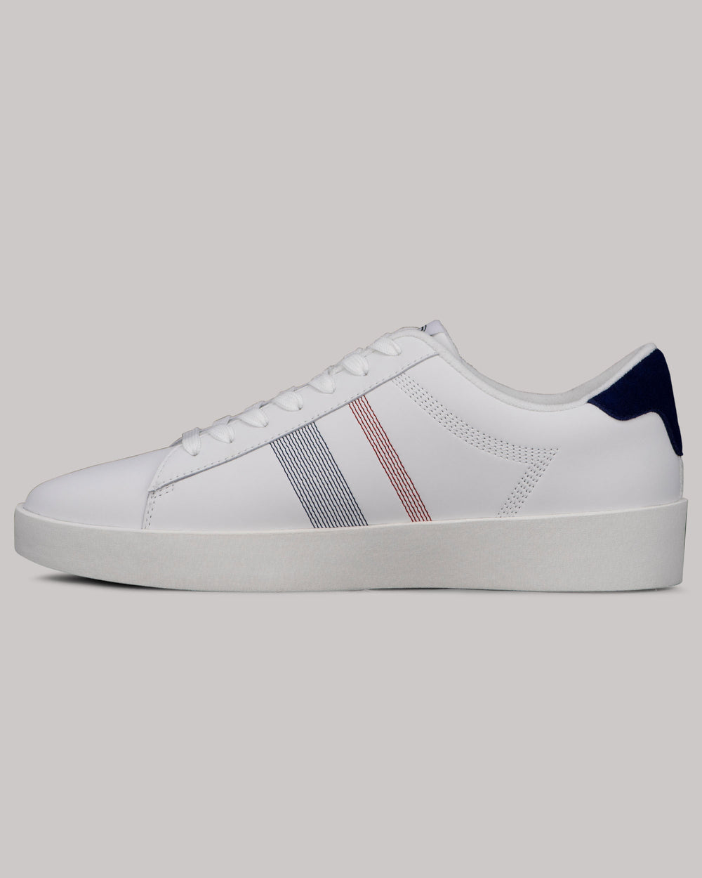 Ben Sherman Boxwell Sneakers White / Navy / Red | OATYLN-546