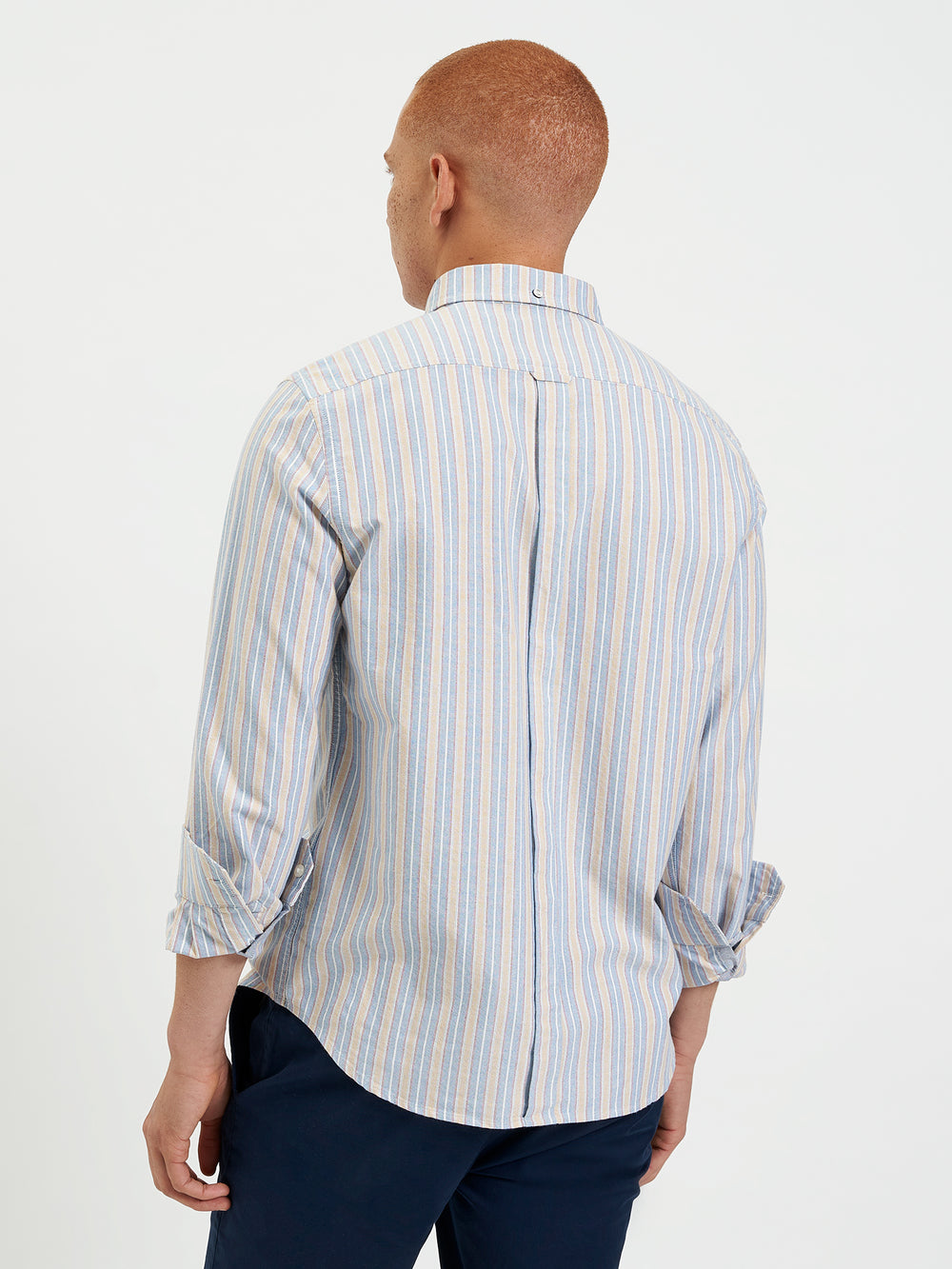 Ben Sherman Brighton Oxford Organic Shirts Blue Multicolor | TLIDSW-239