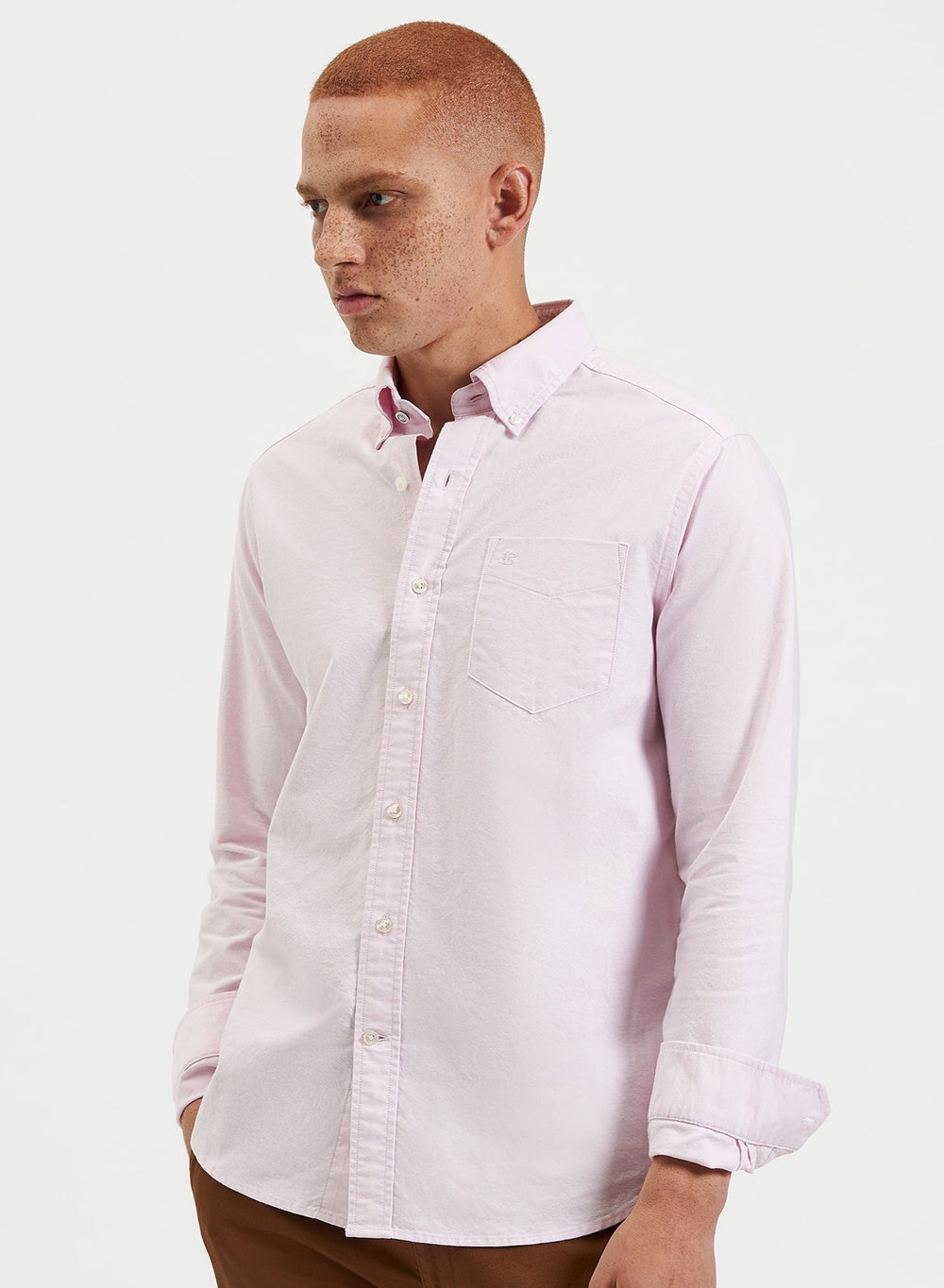 Ben Sherman Brighton Oxford Organic Shirts Pink | ZPYNAX-045