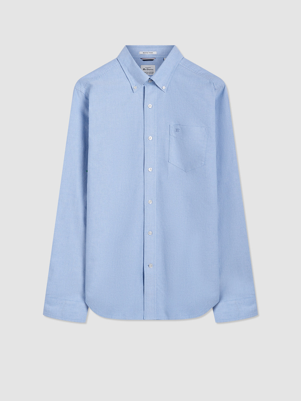 Ben Sherman Brighton Oxford Organic Shirts Blue | MPXVGR-930