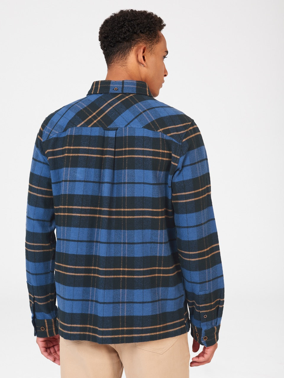 Ben Sherman Brushed Ivy Check Shirts Blue | JRGAQT-458