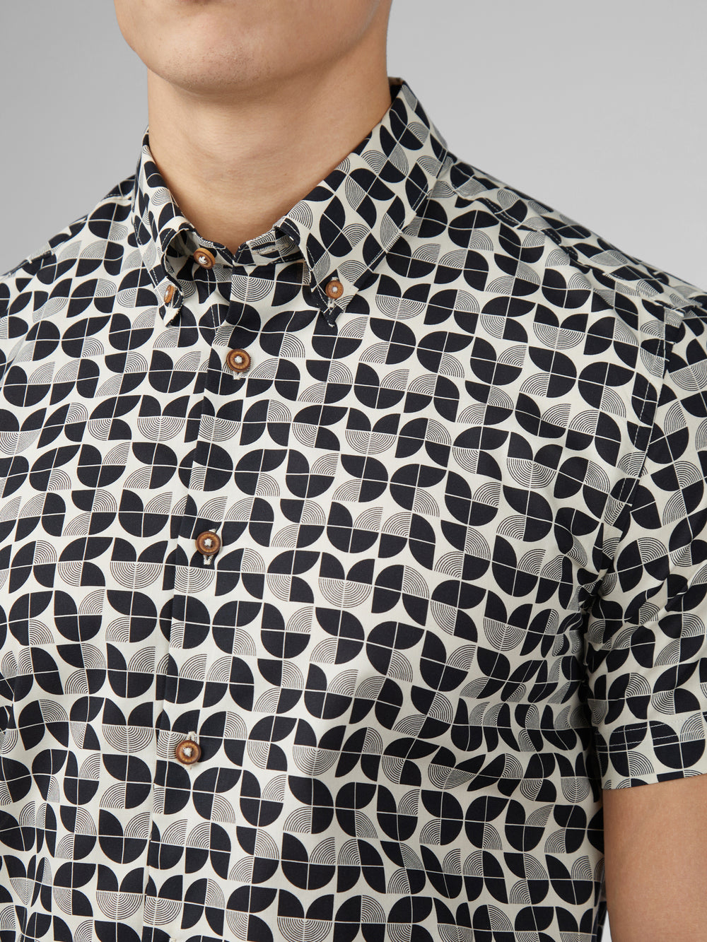 Ben Sherman Linear Shirts Black | KINUGS-859