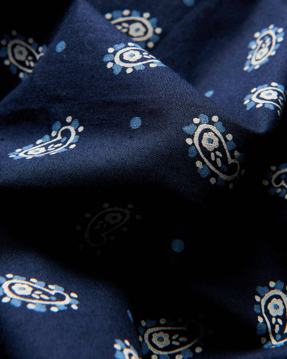 Ben Sherman Micro Paisley Shirts Navy | BGXPIT-108