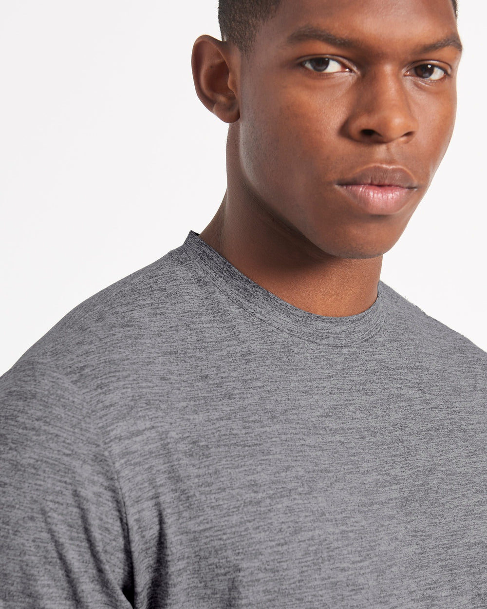 Ben Sherman Performance Stretch Marl T-Shirt Grey | ICVELA-048