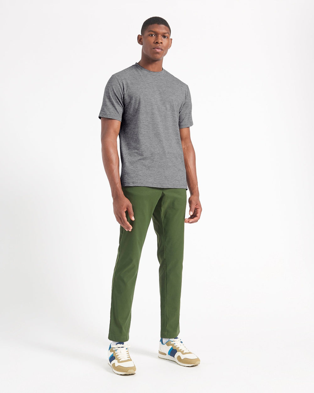 Ben Sherman Performance Stretch Marl T-Shirt Grey | ICVELA-048