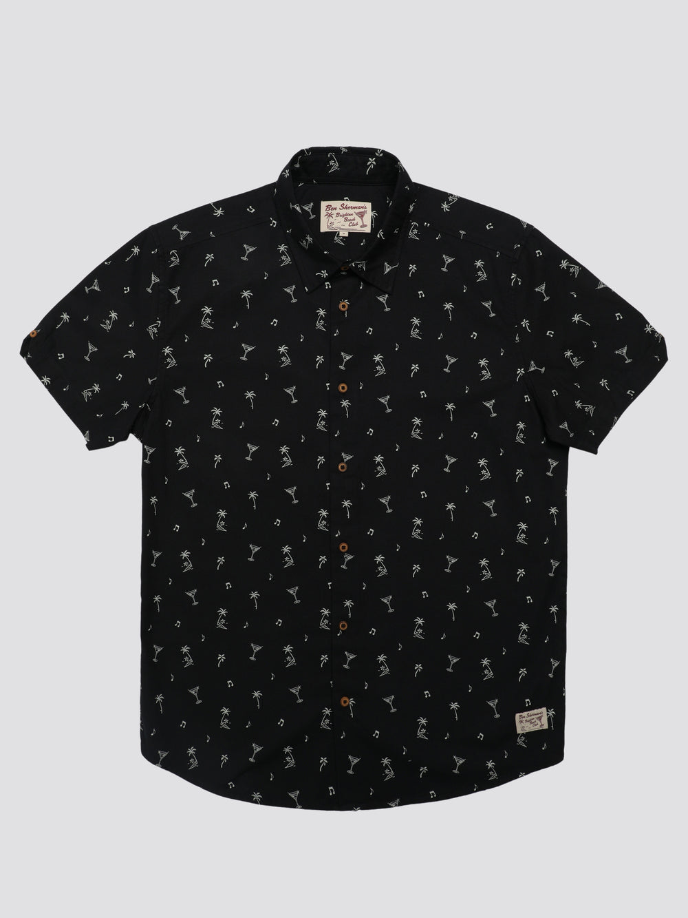 Ben Sherman Scattered Shirts Black | NQVJXO-238