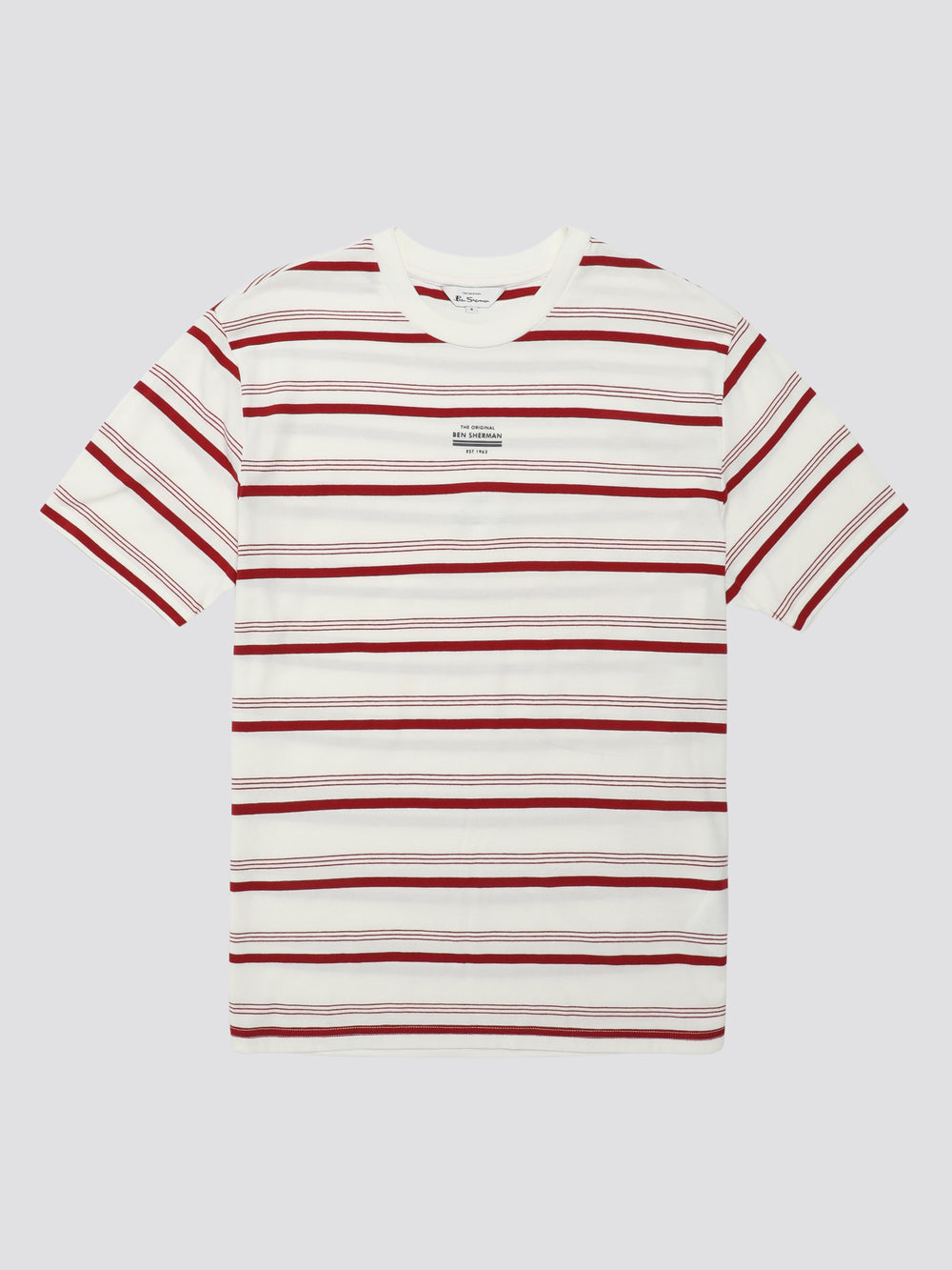 Ben Sherman Signature Fine Stripe T-Shirt White | GVZELO-703