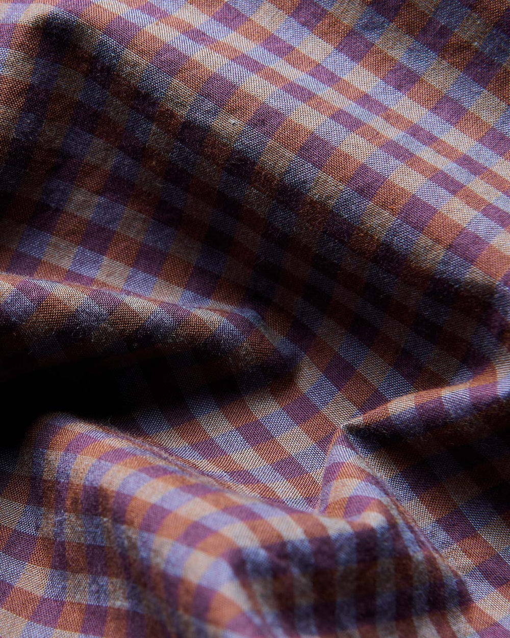 Ben Sherman Signature Gingham Long-Sleeve Shirts Purple | TPBADF-492