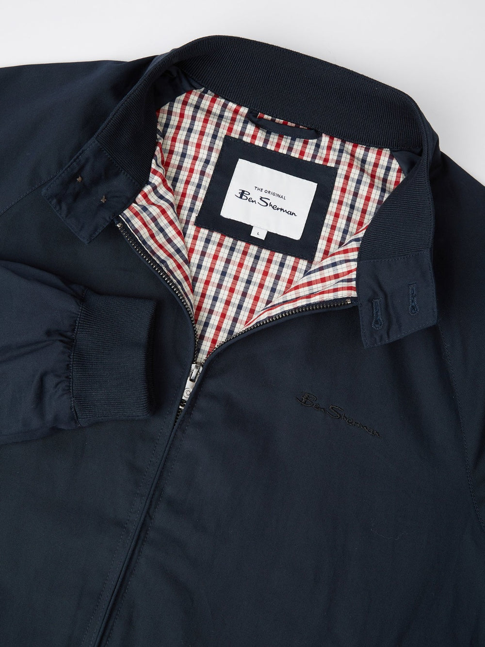 Ben Sherman Signature Harrington Jackets Navy | CAYPMR-074