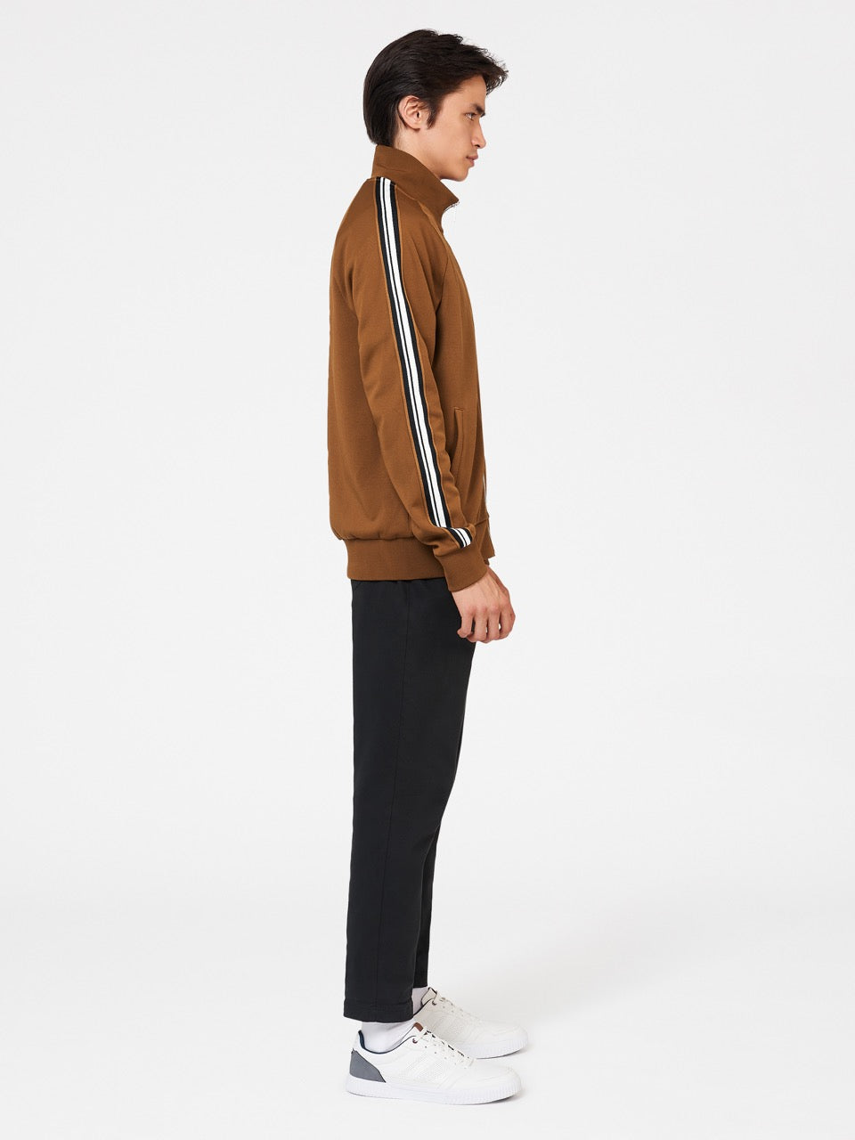 Ben Sherman Signature House Taped Track Jackets Brown | JWIMRV-810