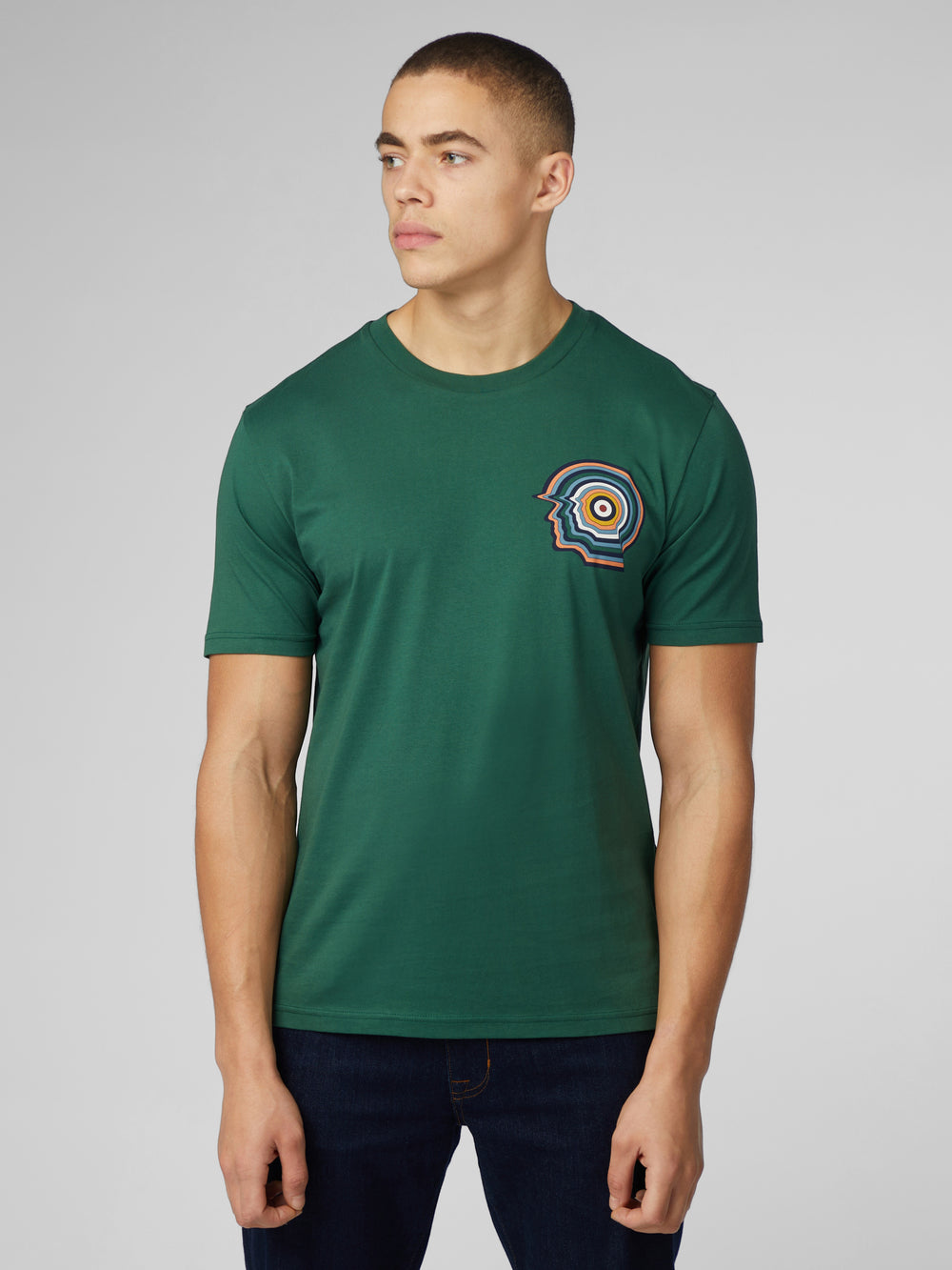 Ben Sherman Signature Mod Head T-Shirt Green | UDOLYF-072