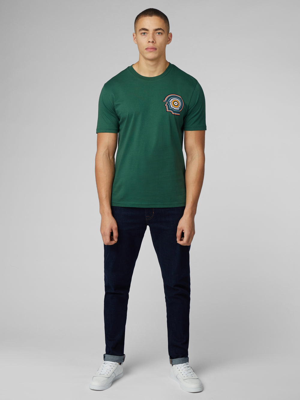 Ben Sherman Signature Mod Head T-Shirt Green | UDOLYF-072