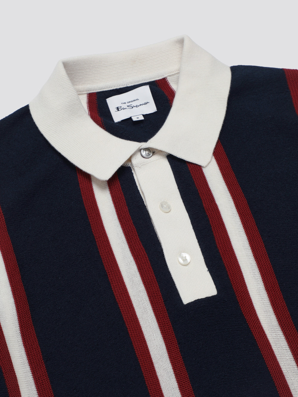 Ben Sherman Signature Mod Rugby Knitwear Navy | BUNMIJ-174