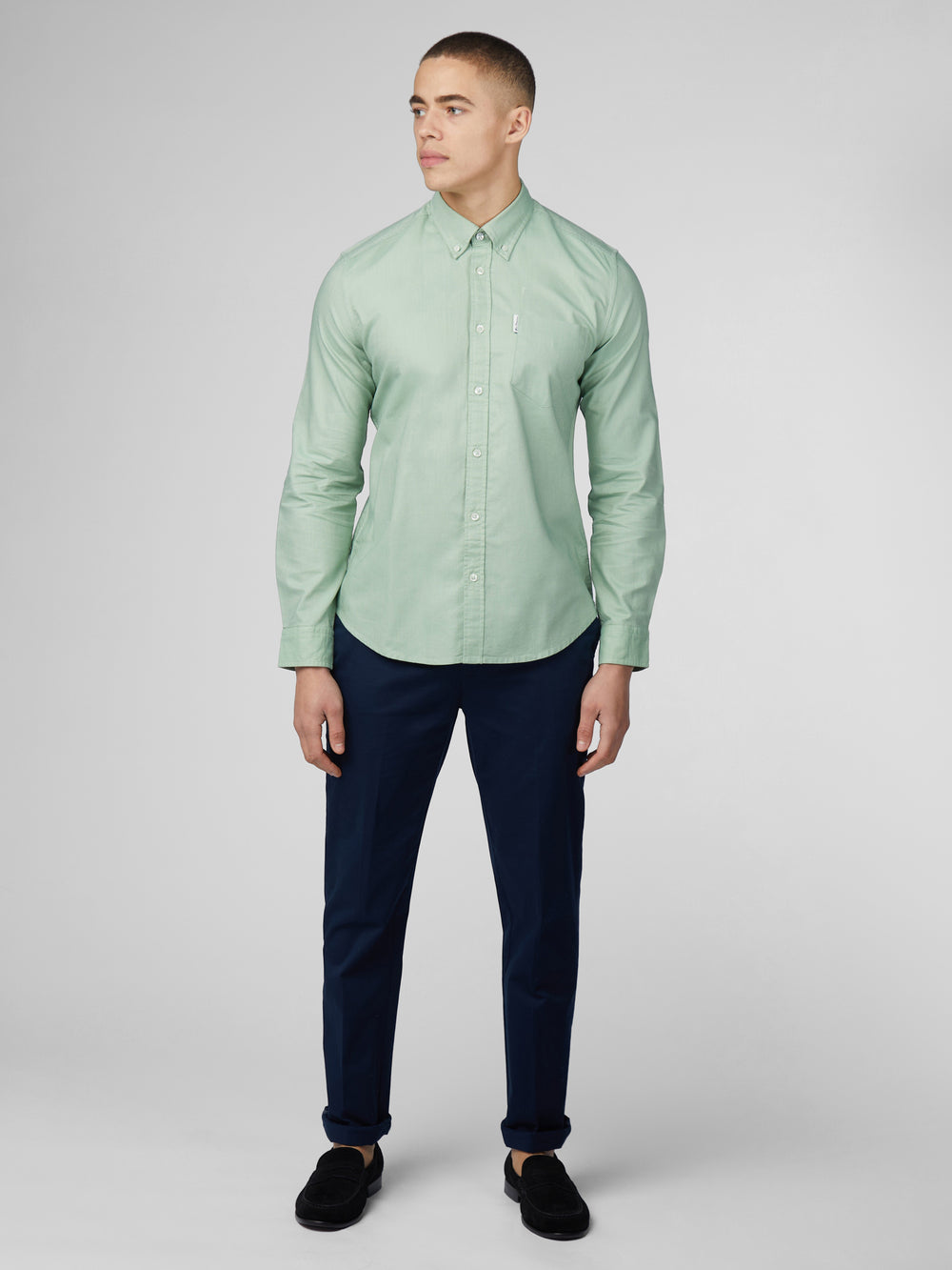 Ben Sherman Signature Oxford Shirts Green | CVDEXS-734