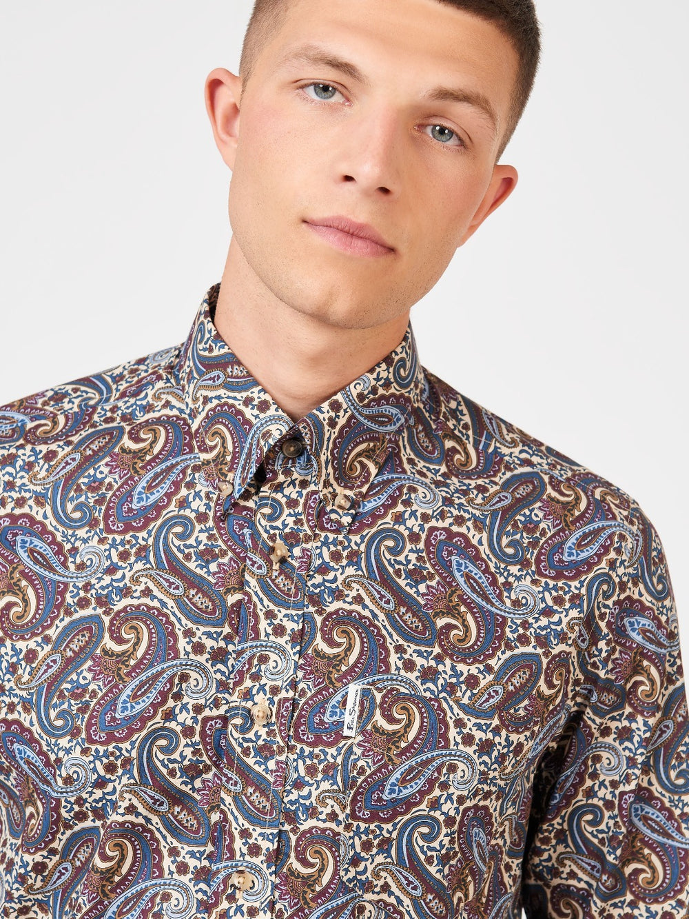 Ben Sherman Signature Paisley Shirts Multicolor | XUKYNS-149