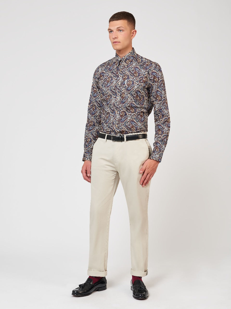 Ben Sherman Signature Paisley Shirts Multicolor | XUKYNS-149