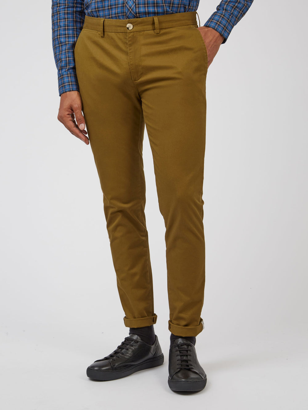 Ben Sherman Signature Skinny Stretch Chino Pants Brown | JELCUZ-895