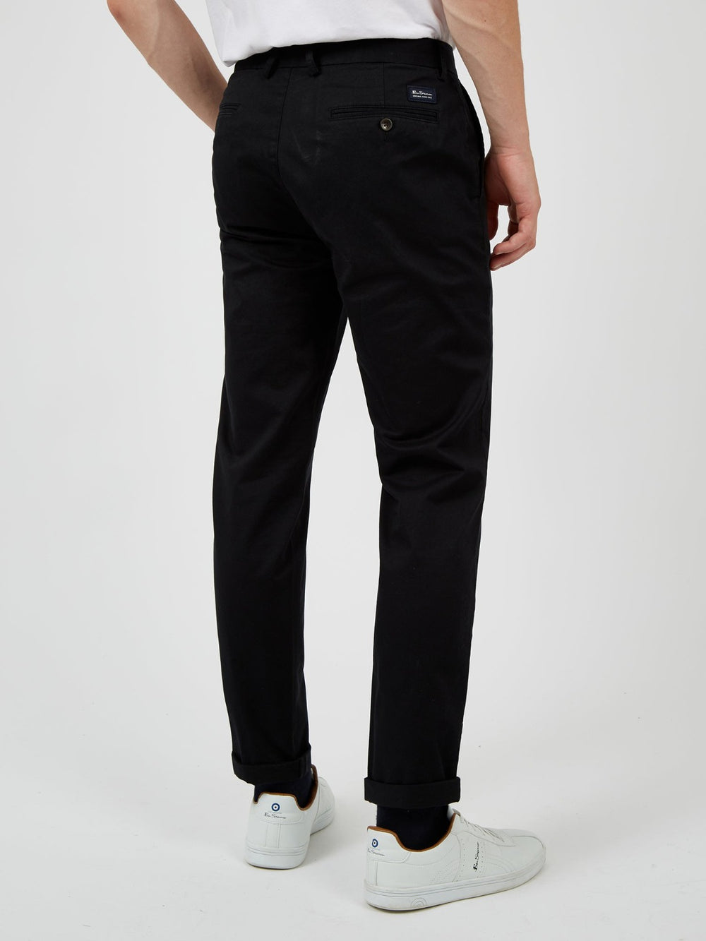 Ben Sherman Signature Slim Stretch Chino Pants Black | SJRPIQ-062