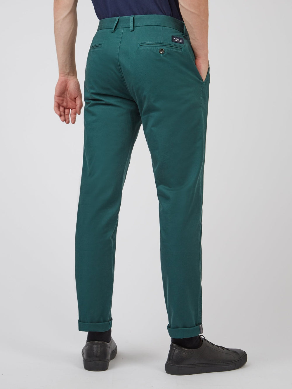 Ben Sherman Signature Slim Stretch Chino Pants Green | IQVDGF-638