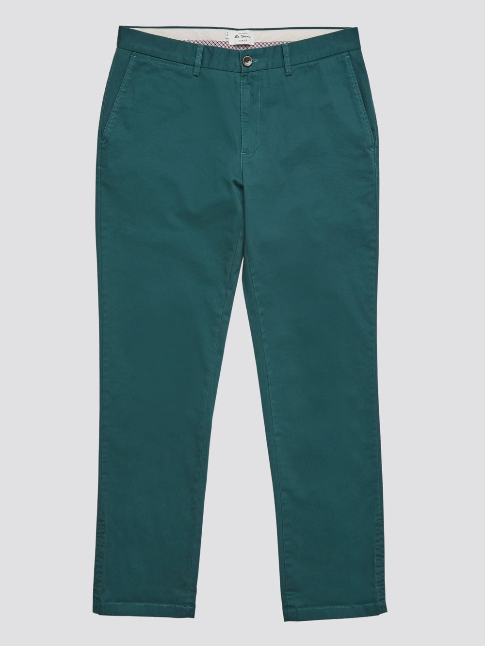 Ben Sherman Signature Slim Stretch Chino Pants Green | IQVDGF-638