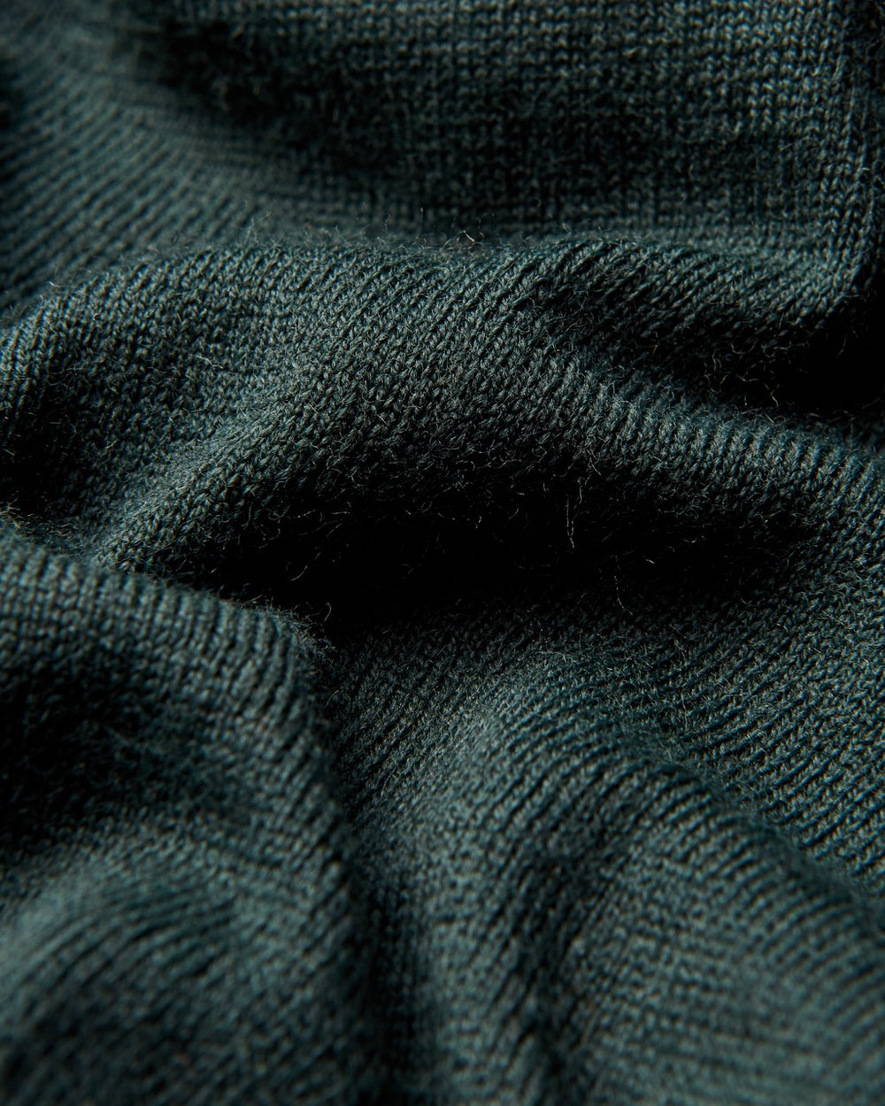 Ben Sherman Tipped Merino Polo Neck Sweaters Dark Green | CNLYEX-457